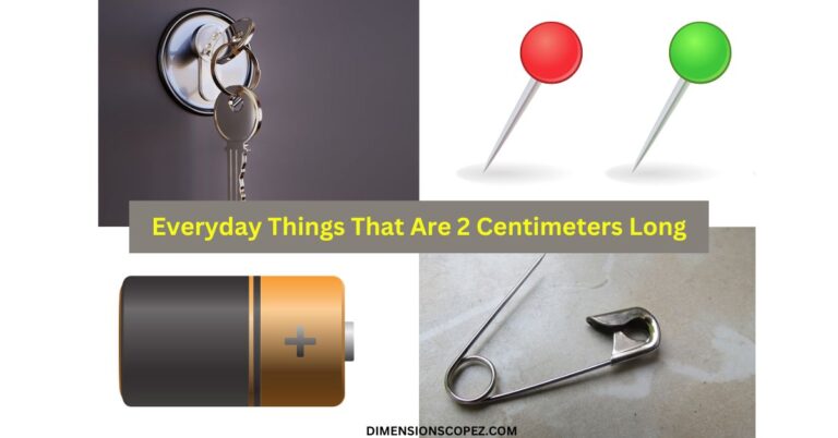 10 Everyday Things That Are 2 Centimeters Long