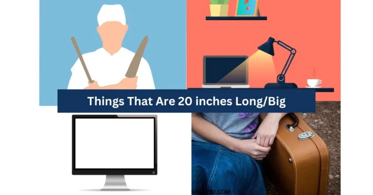10 Things That are 20 inches Long/Big
