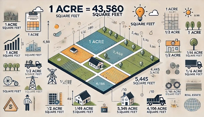 how big is an acre in feetdgdghh