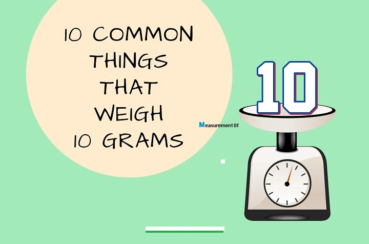What Does 10 Grams Look Like? Visualizing the Weight