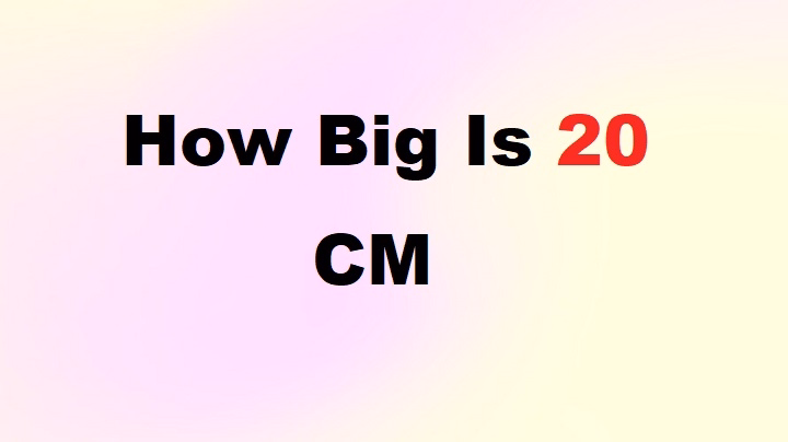 How Big Is 20 cm? Simple Visual Guide for Everyday Understanding