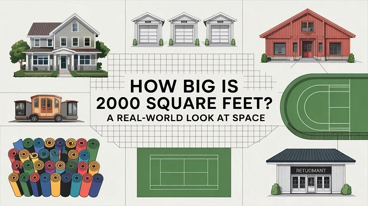 2000 square feet visualized