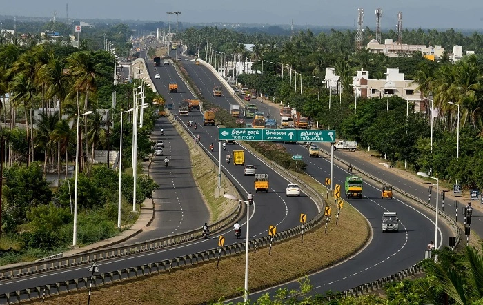 800 feet in transportation and roads.