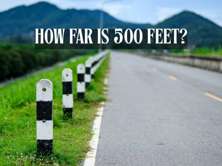 how far is 500 feet visually