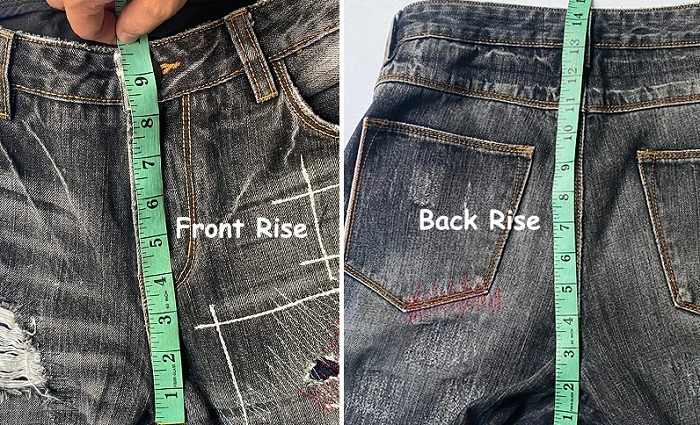 front rise measurement 3