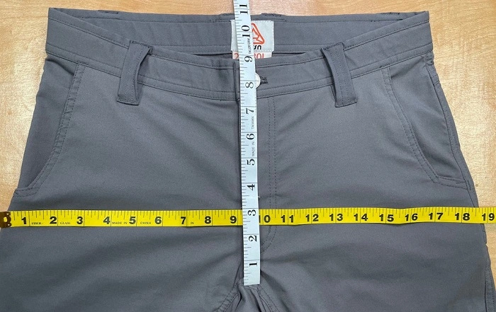 front rise measurement 7