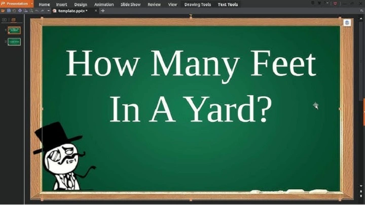 how many feet in a yard