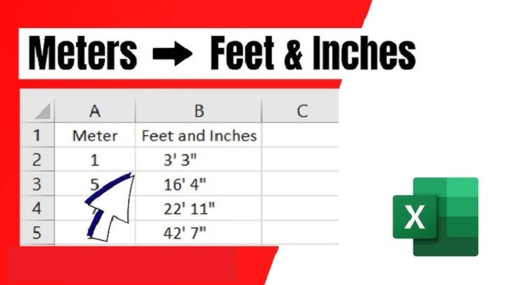 3 Meters to Feet