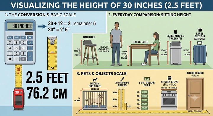 How Tall Is 30 Inches