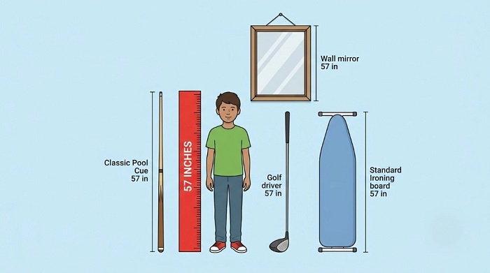 How Tall Is 57 Inches 1