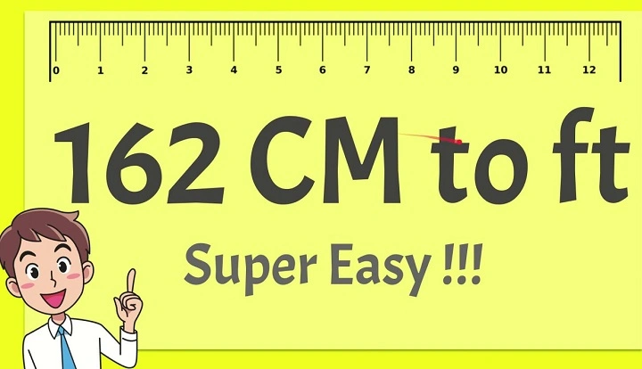 how tall is 162 cm in feet 1