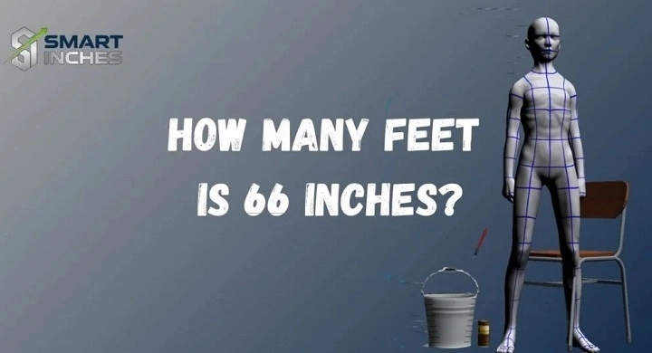how tall is 66 inches in feet 1
