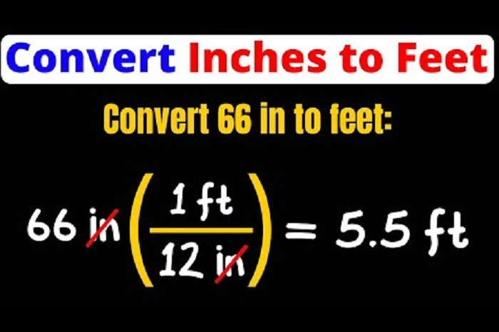 how tall is 66 inches in feet 3