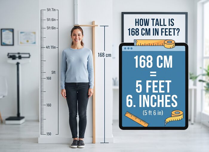 How Tall Is 168 Cm In Feet 1