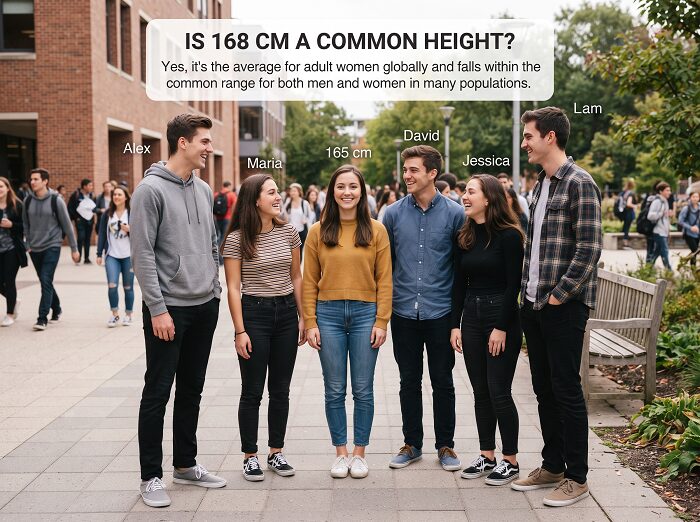 Is 168 cm a Common Height