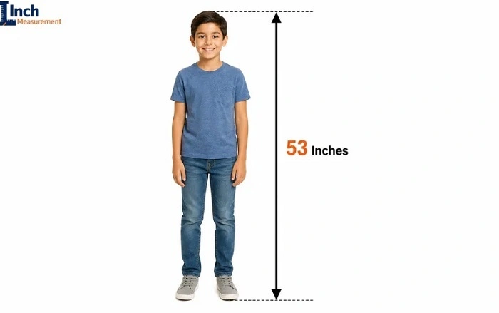 how tall is 53 inches 3