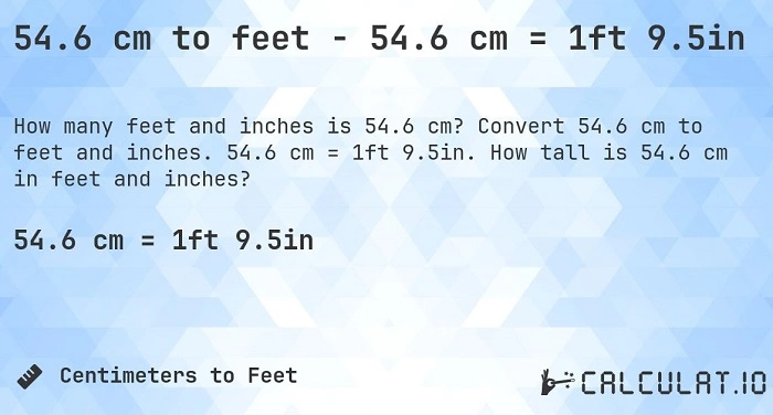 how tall is 54 inches in feet 3