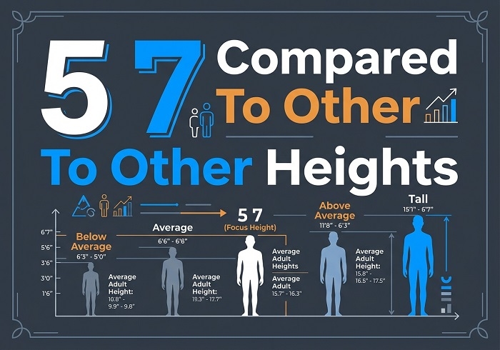 5 7 Compared To Other Heights