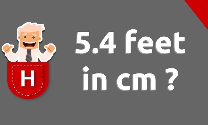 5.4 feet in cm