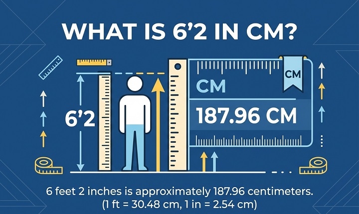 what is 62 in cm