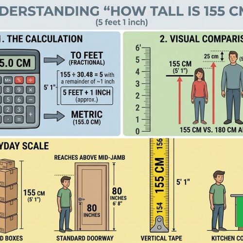 How Tall Is 155 Cm in Feet? Height Conversions, Comparisons, and Examples