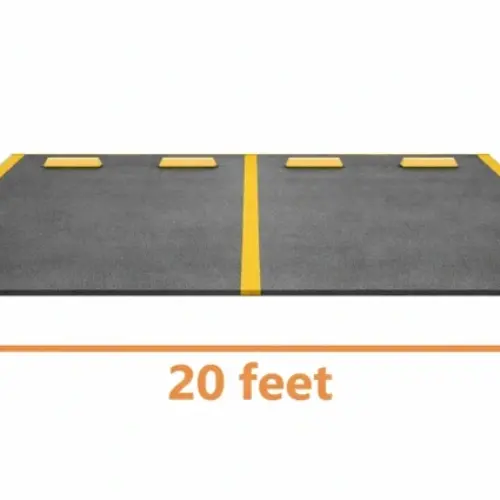 how far is 20 feet