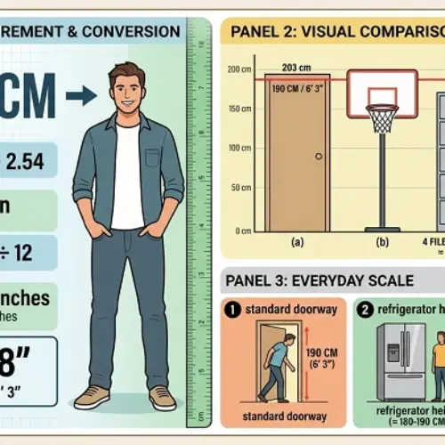 How Tall is 190 Cm? Conversions, Comparison And Much More