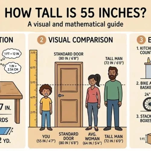 How Tall Is 55 Inches? The Ultimate Guide with Conversion and Comparison 
