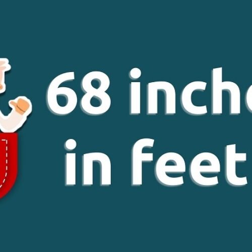 How Tall Is 68 Inches? Height Conversion, Comparisonsand Examples